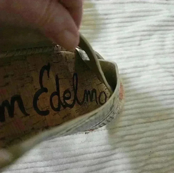 Sam Edelman Alisha snake skin print espadrille sole sandals. Size 8 - Picture 8 of 11